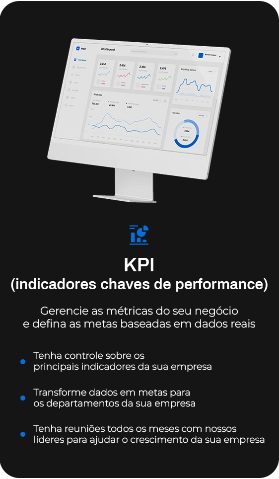 KPI: Monitoramento e análise de indicadores-chave de performance como taxa de conversão, custo por lead, retorno sobre investimento e outras métricas importantes para acompanhar o sucesso das estratégias de marketing
